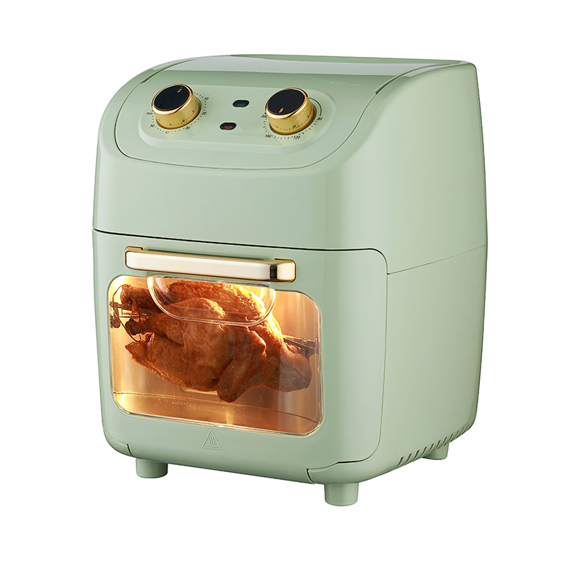 倾斜双旋钮机械控制指示灯显示舒适手柄可视大容量多功能大手柄空气烤箱