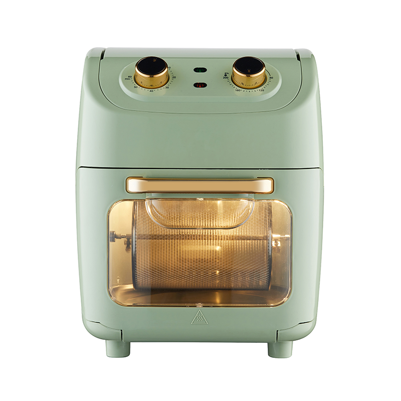 倾斜双旋钮机械控制指示灯显示舒适手柄可视大容量多功能大手柄空气烤箱