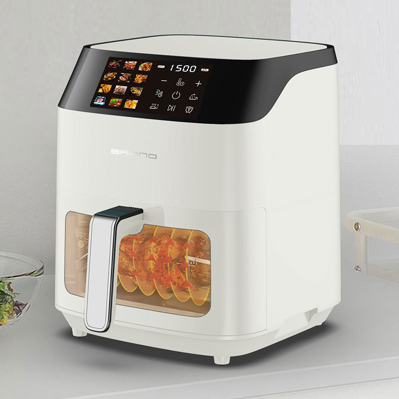 斜面液晶显示屏触摸可视多功能隐形方形高显色舒适手柄空气炸锅